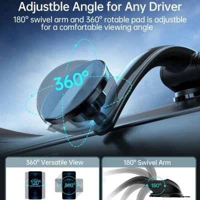 Choetech Magnatic Car Mount - Black
